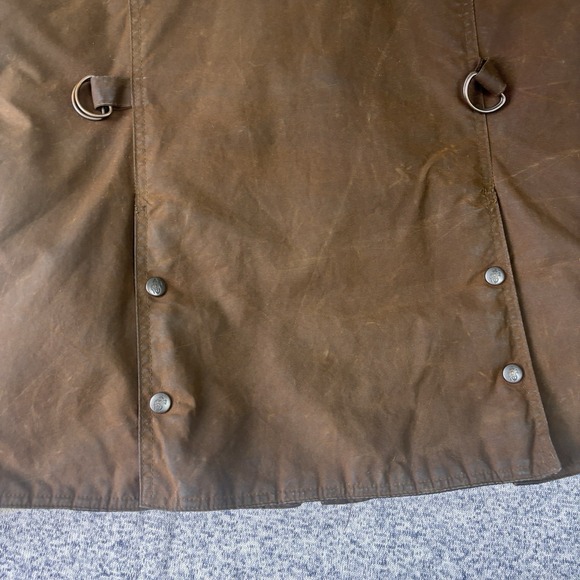 Outback Ladies Walkabout Jacket XL Coat. Brown Oilskin Australia READ! Snug Fit - Picture 14 of 16